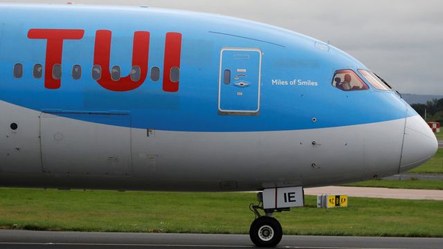 Avión de TUI.