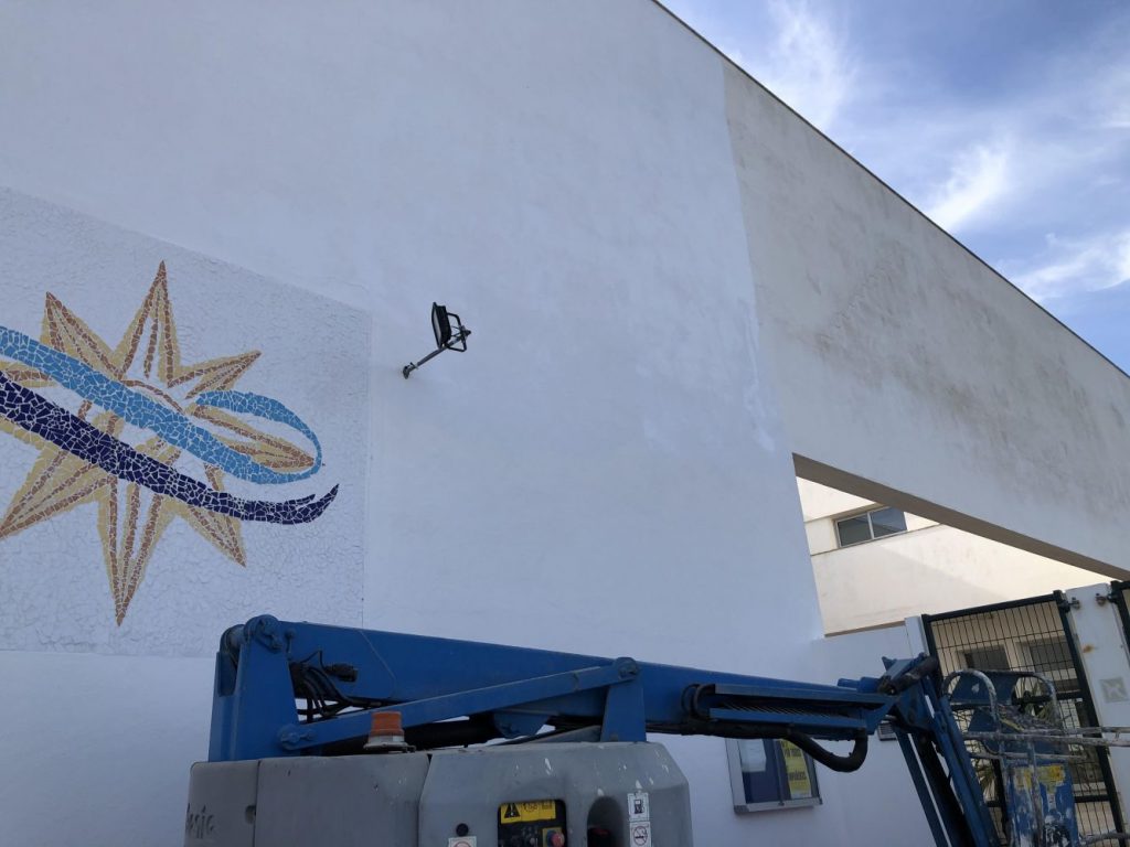 Imagen de una de las obras (Foto: Ajuntament d'Alaior)