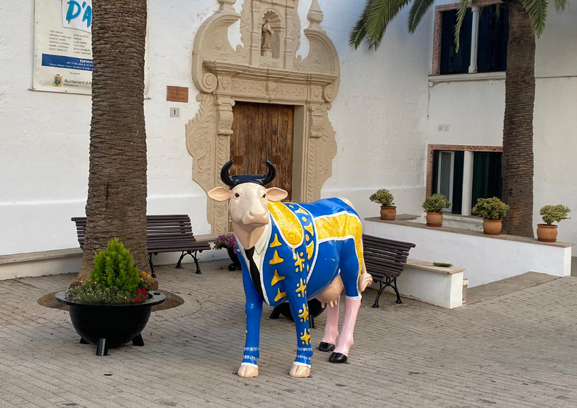 Vaca en el convento de Sant Diego.