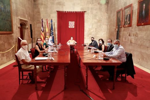 Una imagen de la reunión (Foto: CAIB)