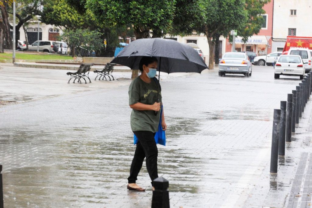 El verano acaba con lluvias en Menorca