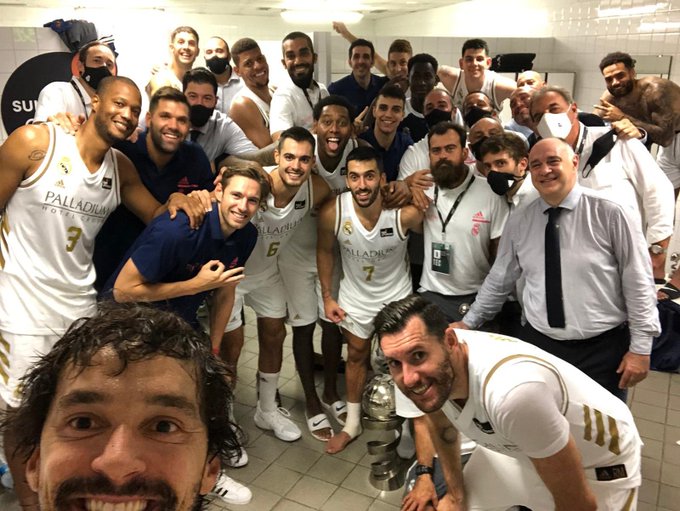 Selfie de la victoria de Sergi Llull.