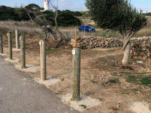 (Fotos) Es Castell mejora el acceso al camí Vell de Maó