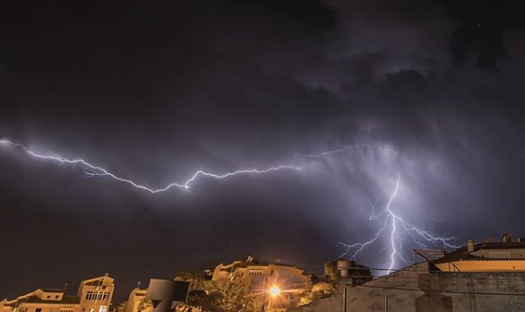 Imagen de la tormenta que afectó a Menorca en los últimos días (Foto: Mikel Llambías)