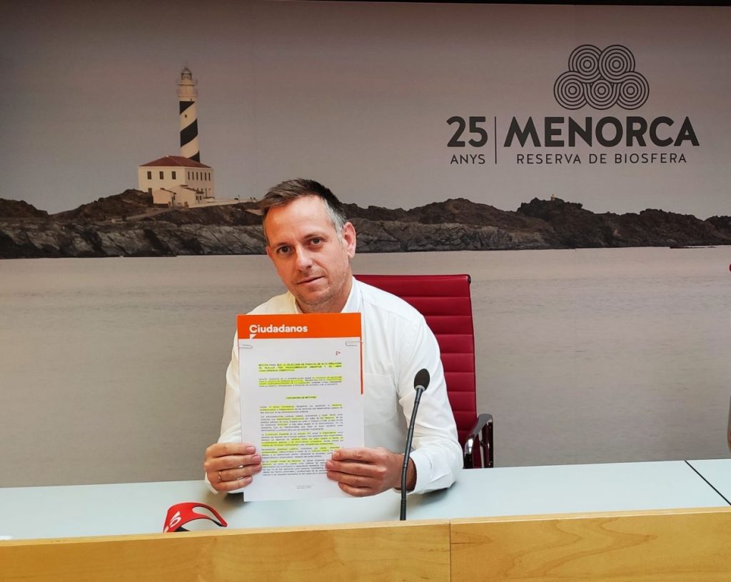 Eugenio Ayuso, coordinador del Comité insular de Ciudadanos Menorca