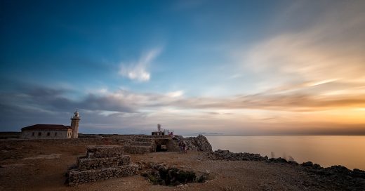 Fotografía captada en Punta Nati (Foto: Turisme de Menorca)