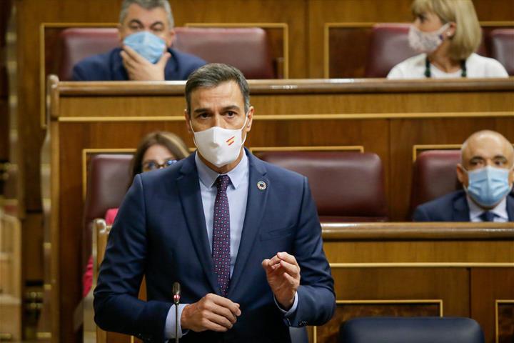 Pedro Sánchez, en una sesión de control.