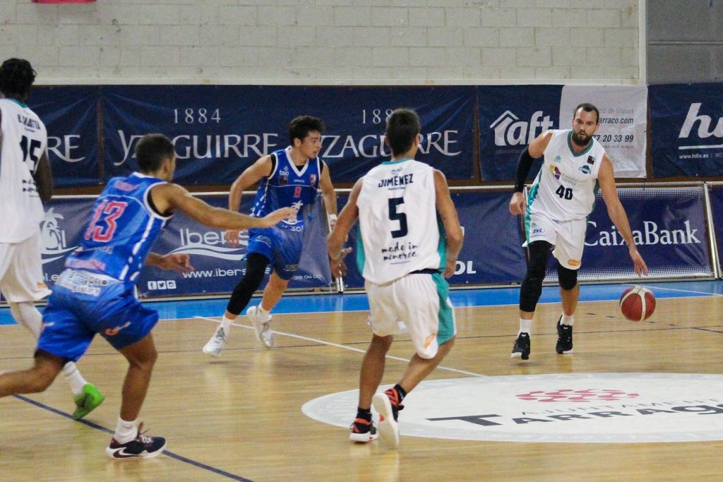 Acción del partido disputado en Tarragona (Foto: Hestia Menorca)