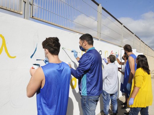 (Fotos) Un muro para el Día de la Salud Mental