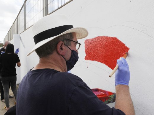 (Fotos) Un muro para el Día de la Salud Mental