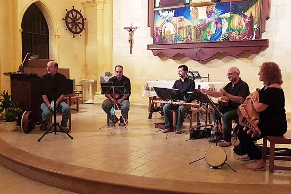 La formación, en un concierto en Ciutadella.