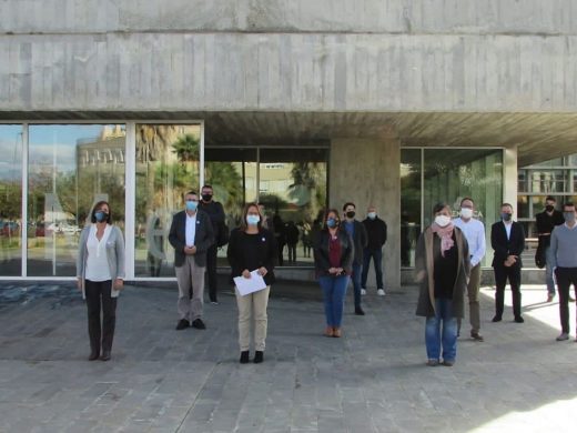 Apoyo en Menorca al Día Internacional por la Eliminación de la Violencia contra la Mujer