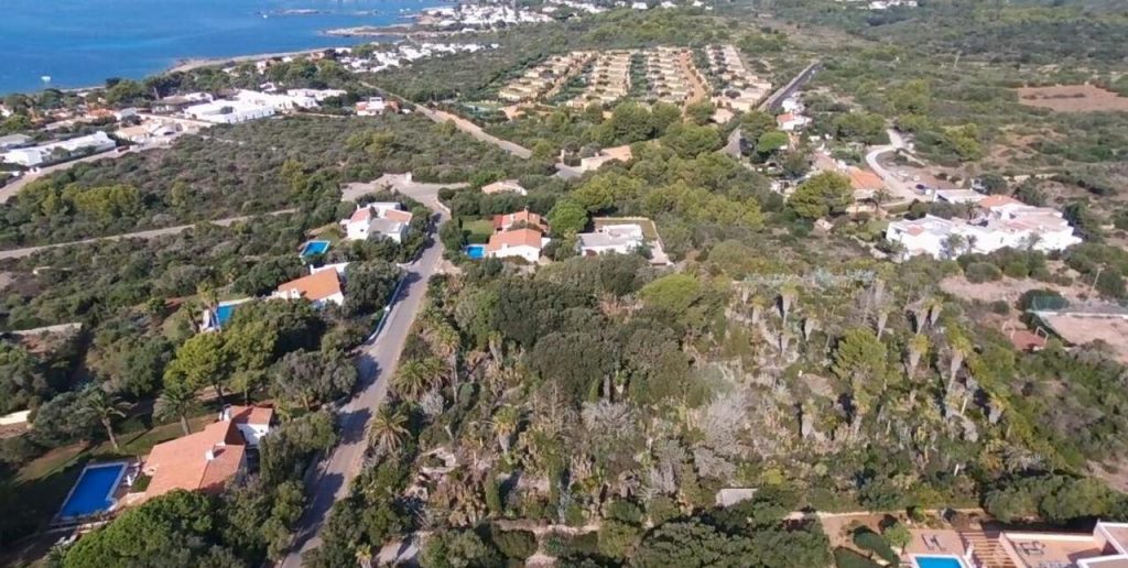 Imagen aérea del terreno.