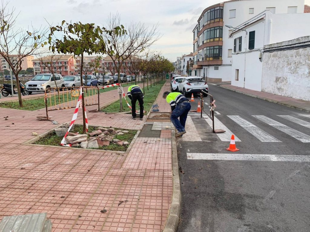 Obras en Es Castell