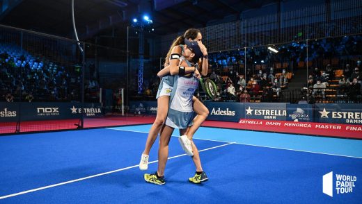 Triay y Sainz celebran la victoria (Foto: World Padel Tour)