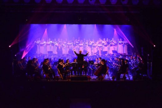 Imagen de un concierto de la Banda Municipal de Ciutadella.