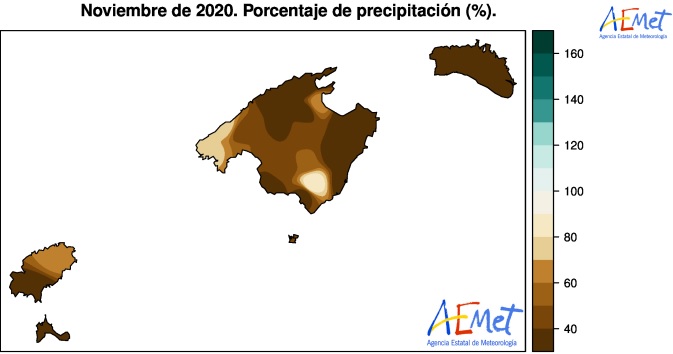 Las lluvias se concentraron en los últimos días del mes