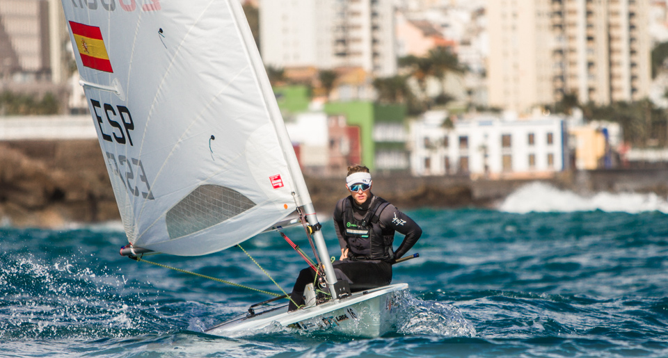 Pere Ponsetí, en un momento de la regata (Foto: CN Ciutadella)