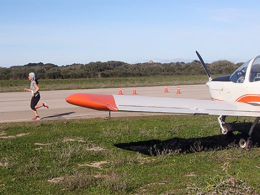 (Vídeo y fotos) Carreras entre aviones