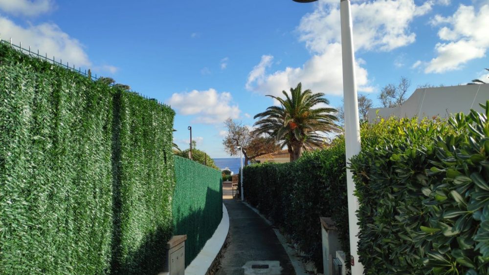 Diversas imágenes de las mejoras en la iluminación (Fotos: Consell Insular)