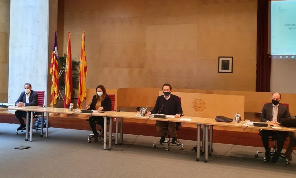 Imagen de la rueda de prensa celebrada esta mañana en el Consell de Menorca