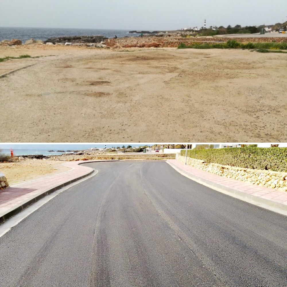 Paseo marítimo de Cala en Bosc