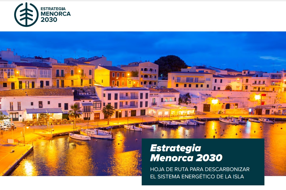 Portada del documento publicado por el Consell de Menorca