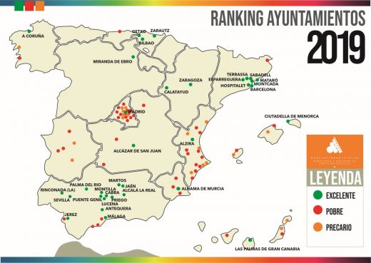 Ranking de ayuntamientos según la calidad de sus servicios sociales