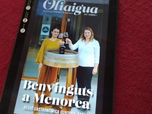 (Vídeo y fotos) “Oliaigua”, la proyección digital de la gastronomía de Menorca