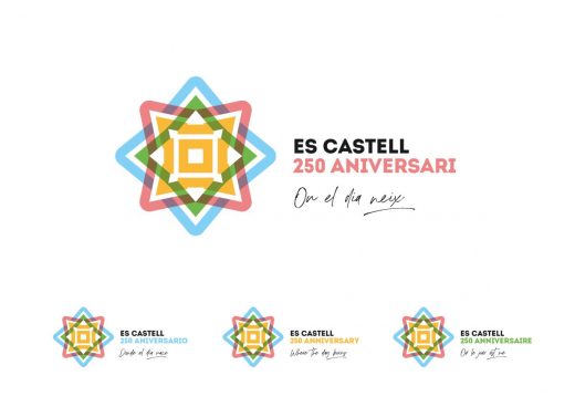 El logotipo ganador representa la planta del castillo de Sant Felip
