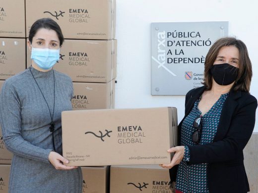 Emeva Medical Global y Fundación Hestia donan 10.000 mascarillas a los geriátricos de Menorca