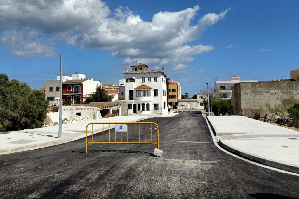 Imagen de la nueva conexión entre barrios de Maó