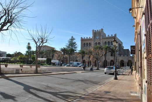 Plaça des Born de Ciutadella.