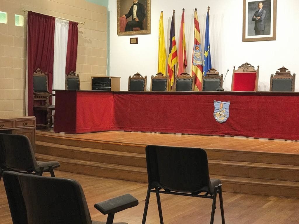 Sala de Plenos del Ayuntamiento de Es Castell