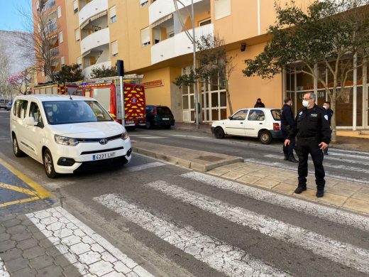 (Fotos) Incendio en Vives Llull