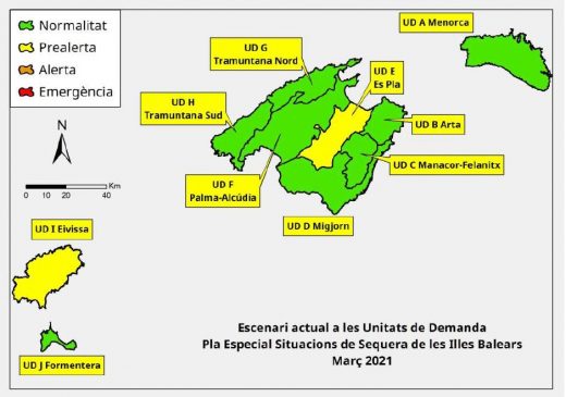 Situación actual de las reservas hídricas en Baleares