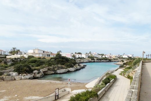 Imagen de la Platja Gran de Ciutadella (Foto: Cris Ruiz)