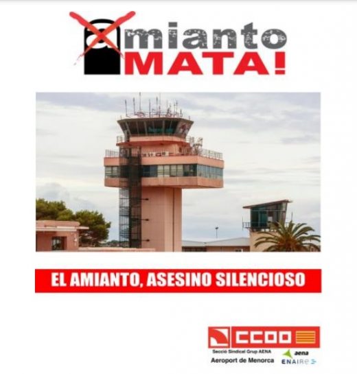 Cartel de CCOO en Menorca