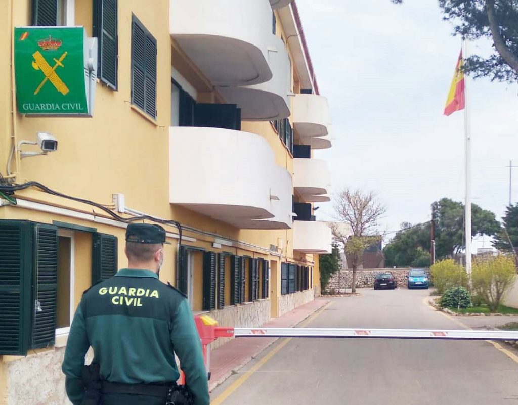 Cuartel de la Guardia Civil en la carretera de Maó a Sant Lluís