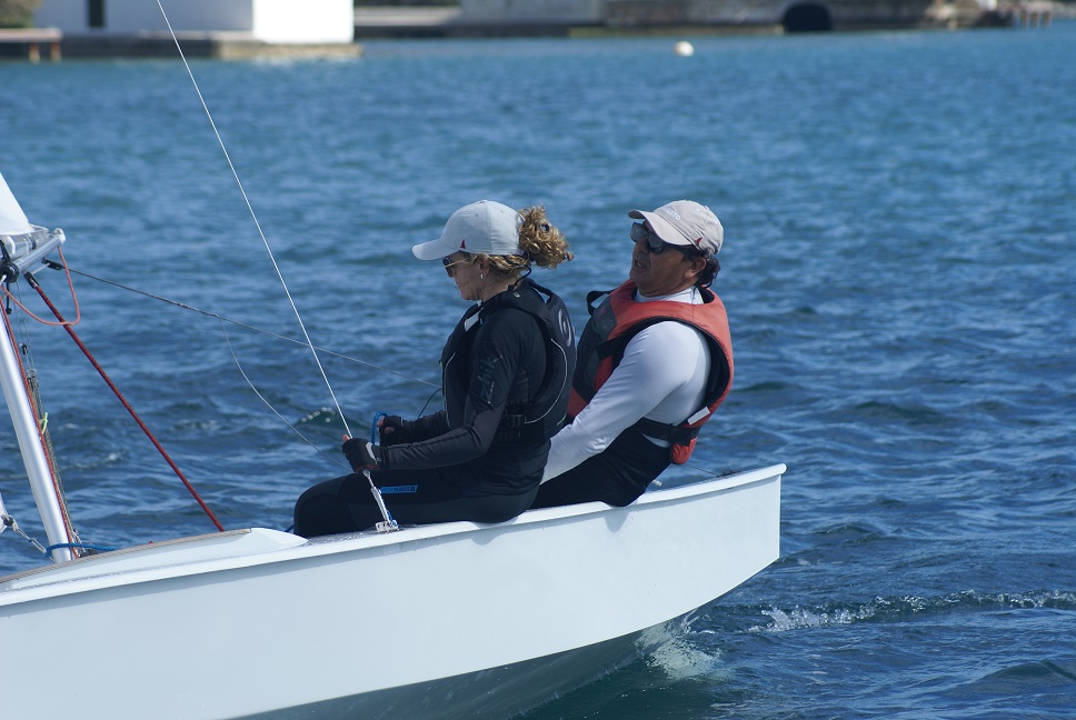 David Saura y Mireia García.