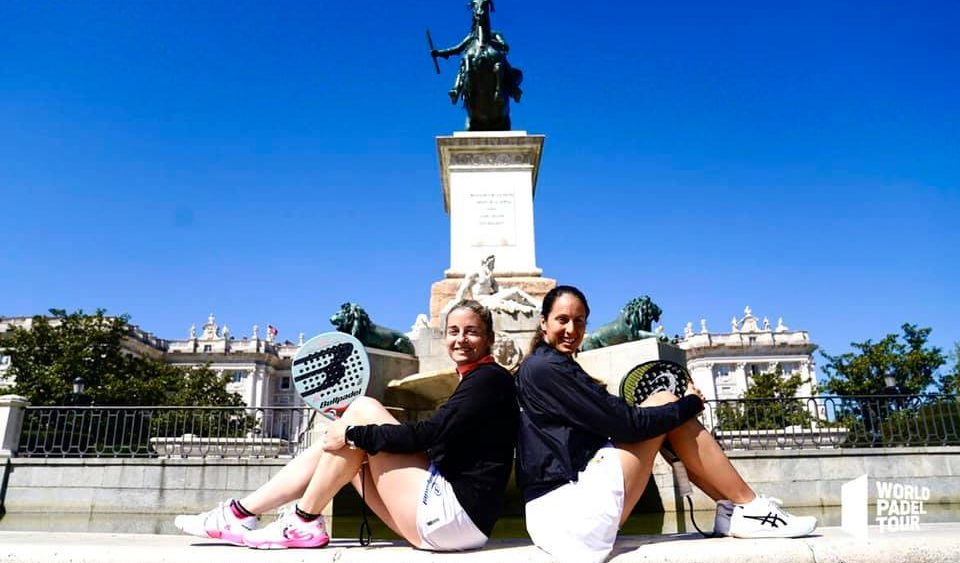 Triay, junto a Salazar, en la presentación del Madrid Open.