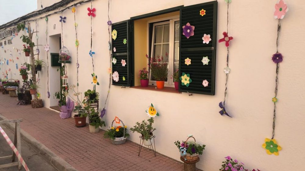 Flores en una fachada en la edición del año pasado.