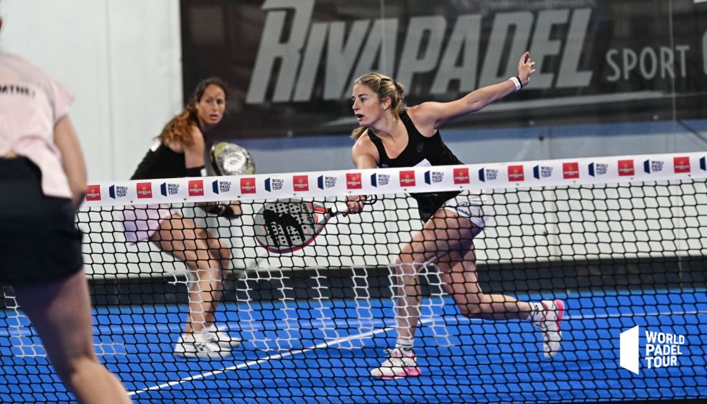 Triay y Salazar, en un momento del encuentro (Foto: World Padel Tour)