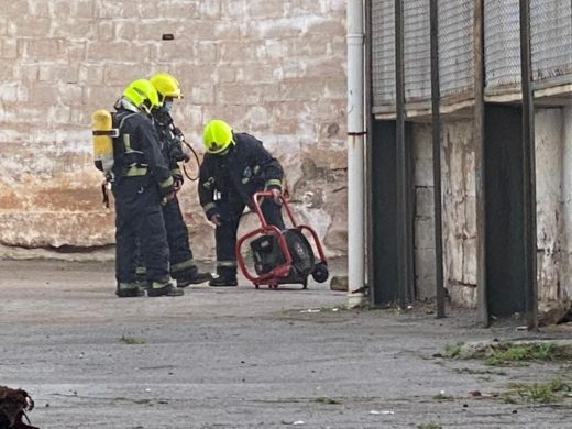 (Fotos) Fuego en Es Freginal