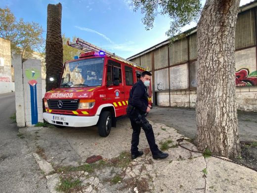 (Fotos) Fuego en Es Freginal