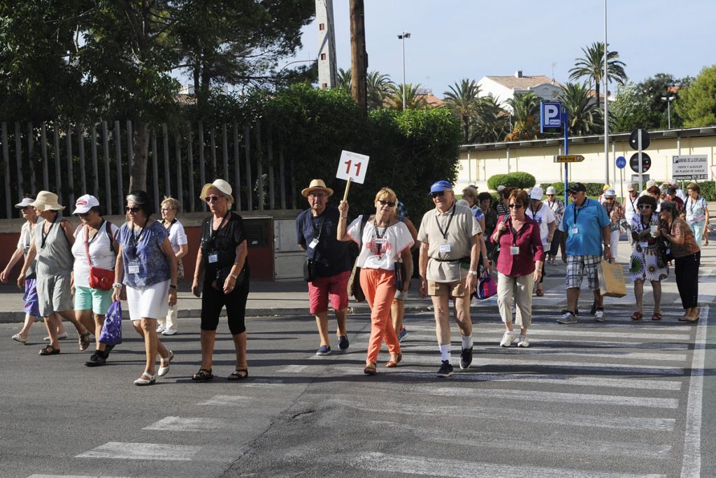 Turistas en Maó.