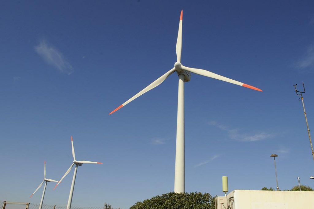 Actualmente en Menorca solo funciona una planta de energía eólica, los 4 molinos de Milà, en Maó