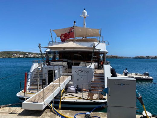 (Fotos) “Mirage”, el yate del fundador de Skype que impresiona en el puerto de Maó