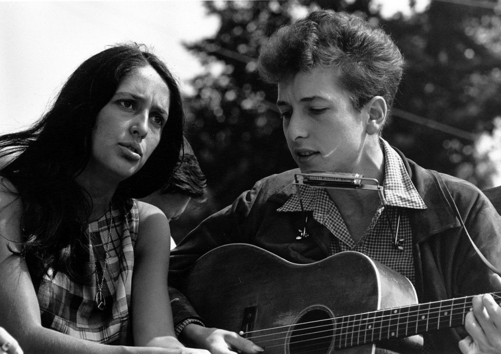 Bob Dylan amb Joan Baez.