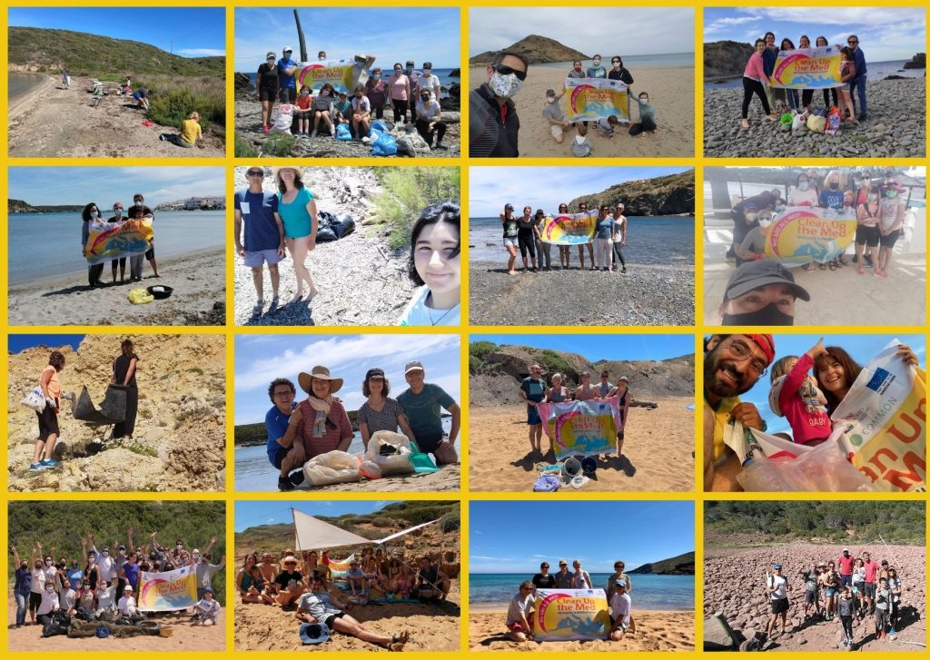 35 grupos de Menorca han participado en el programa "Clean Up The Med"